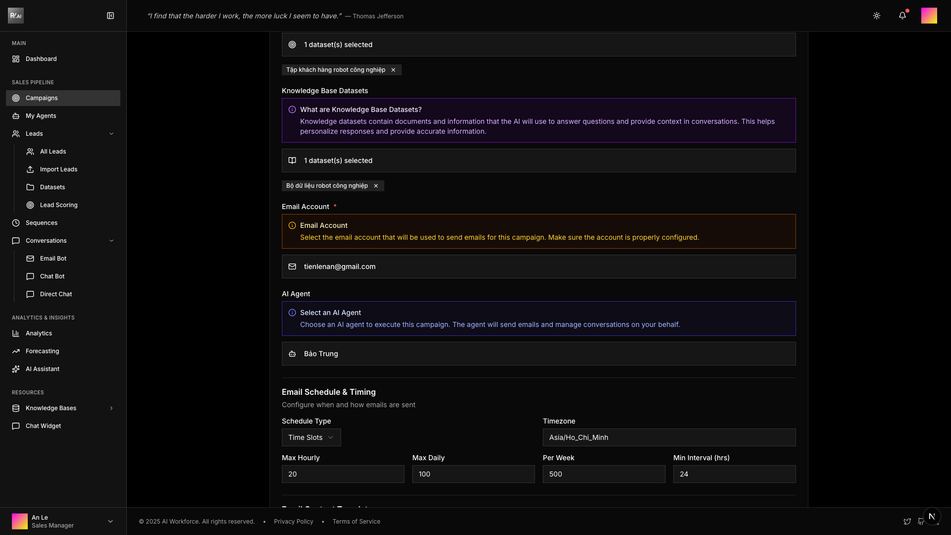 Edit Datasets