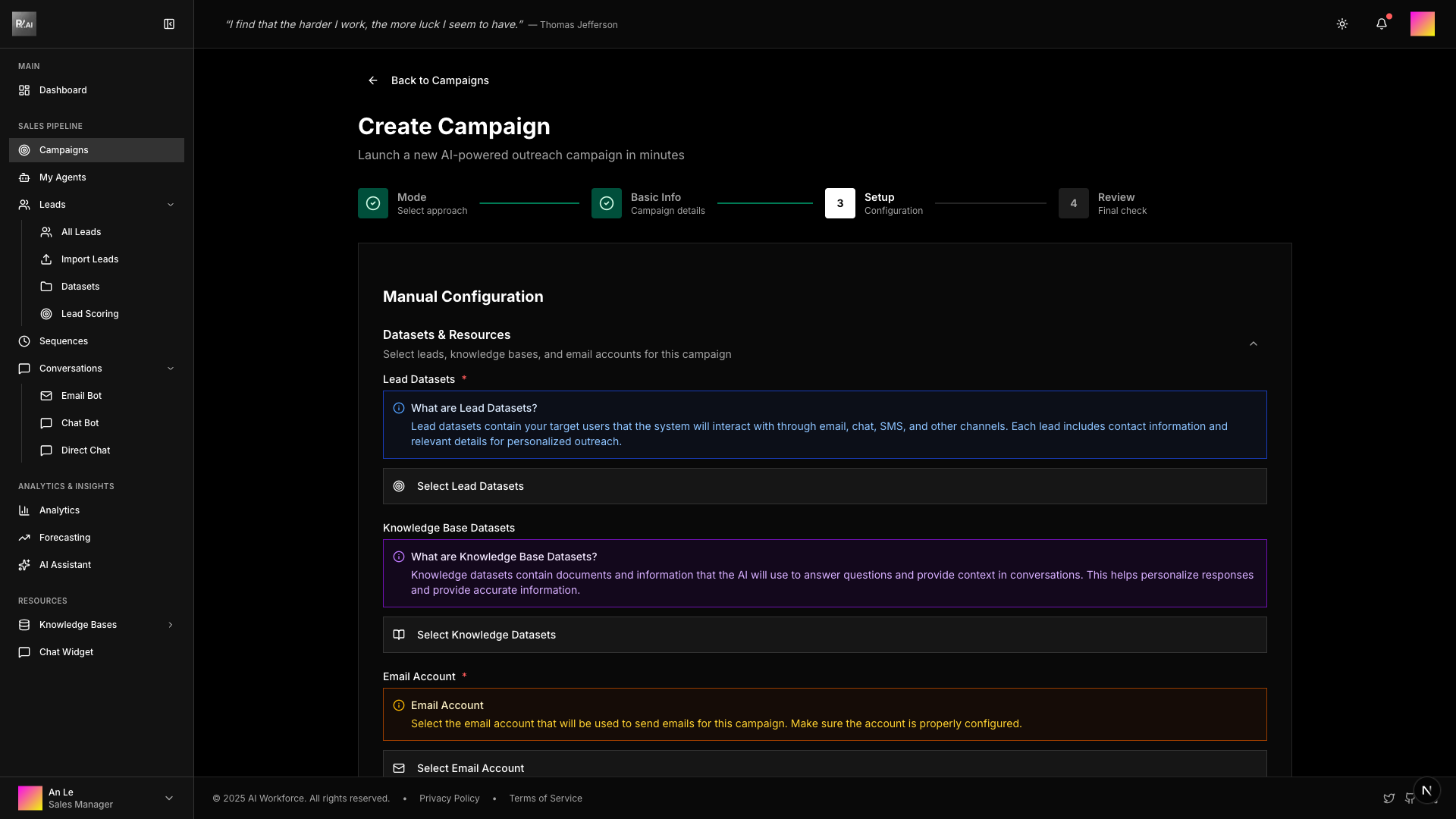 Setup - Data Sources