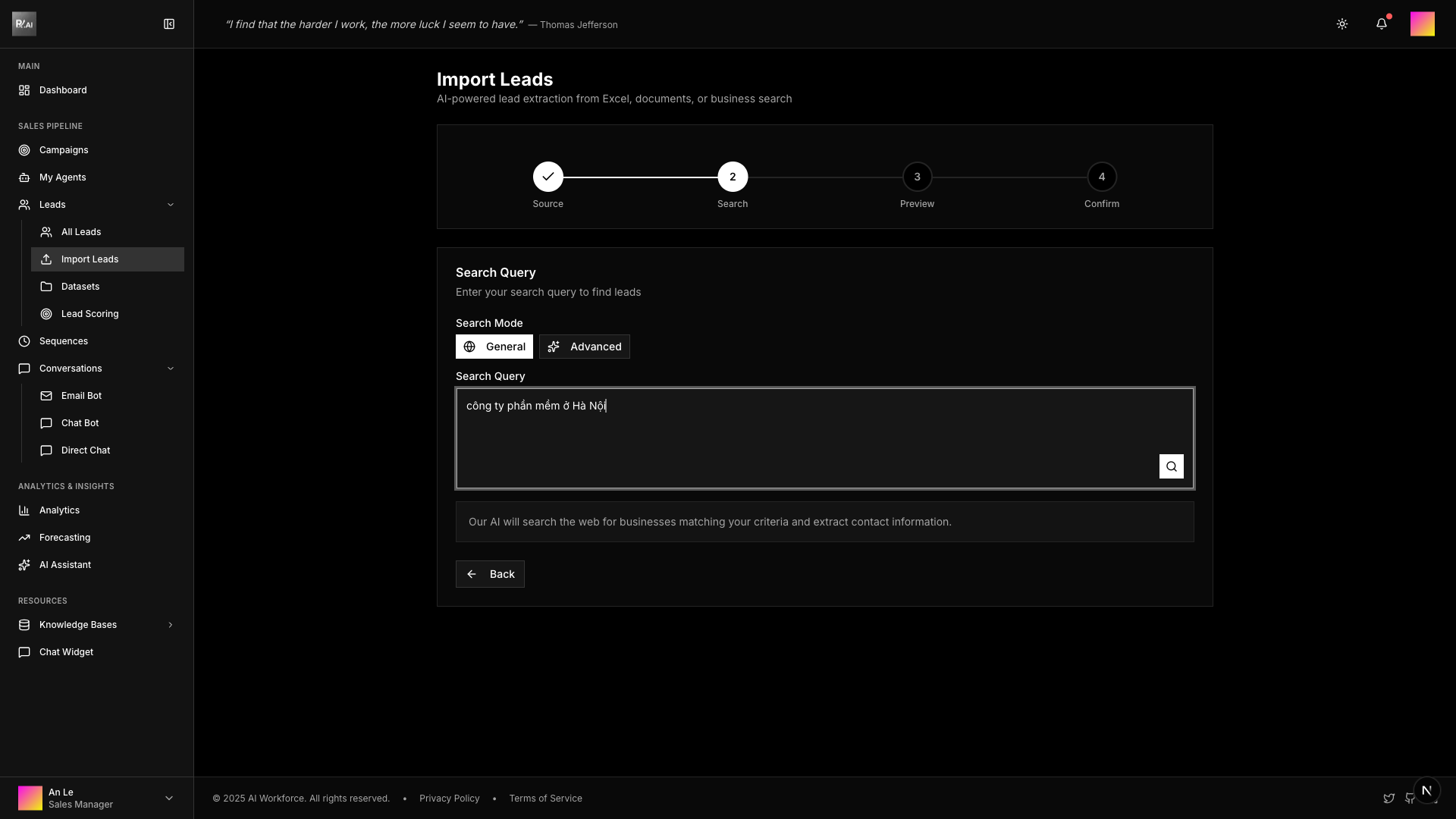 Simple AI Search